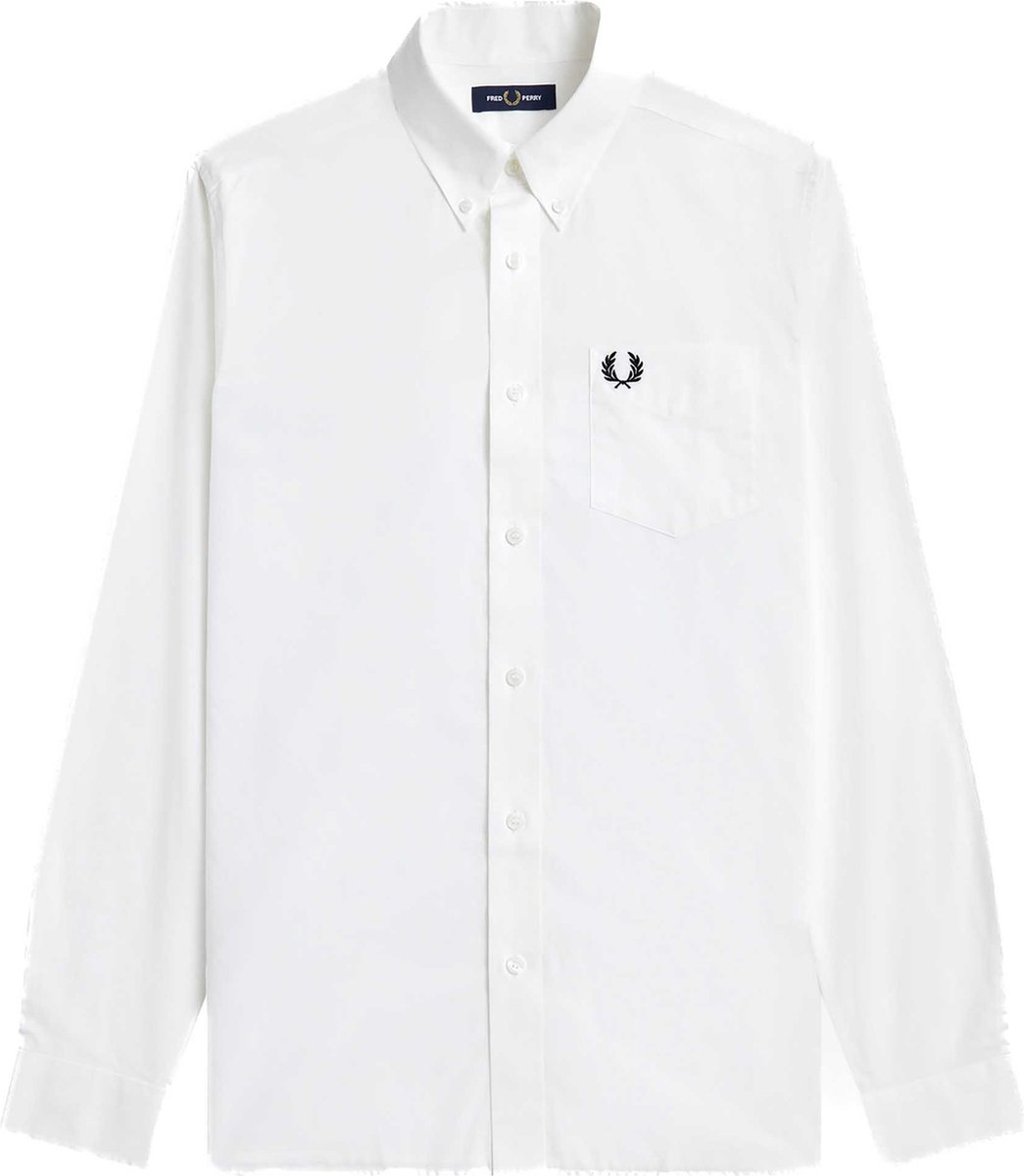 Fred Perry Fp Button Down Collar Shirt Overhemd - Fashion Wear - Volwassen