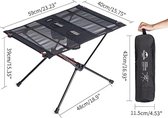 Campingtafel, opvouwbaar, klaptafel,draagvermogen en stabiliteit, 48 x 40 x 39 cm