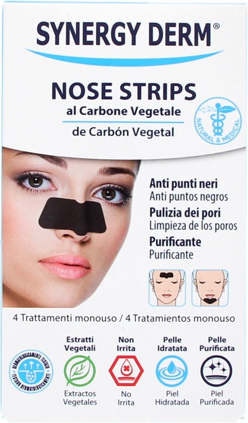 Incarose Synergy Derm Neusstrips Charbon Végétal 4 Patches