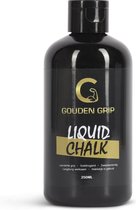 Gouden Grip Liquid Chalk 250ml + GRATIS Griptraining E-book - Vloeibaar Magnesium - Krijt - Kalk - Crossfit - Klimmen - Boulderen -