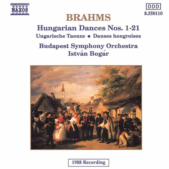 Budapest Symphony Orchestra, István Bogár - Brahms: Hungarian Dances Nos. 1 - 21 (CD)