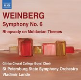 Glinka Choral College Boys’ Choir, St. Petersburg State Symphony Orchestra, Vladimir Lande - Weinberg: Symphony No. 6 / Rhapsody On Moldavian Themes (CD)