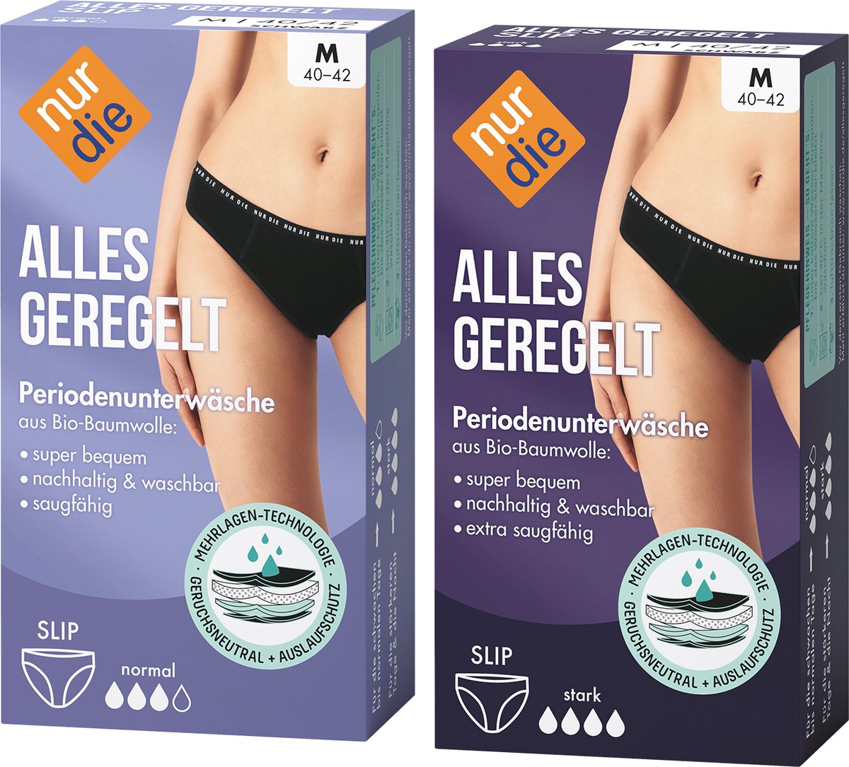 NUR DIE Periode slips All Regulated Set Dag + Nacht