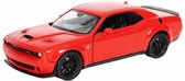 Dodge CHALLENGER SRT HELLCAT WIDE-BODY 2018 (ROOD) MAISTO 1:24