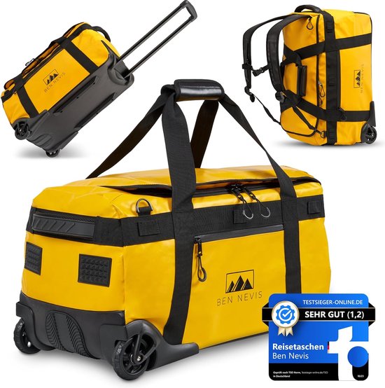 Blauwe Trolley Reistas 85 Liter met Slot