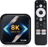 AG-Commerce Mediaspeler - Mediaspelers Voor Tv - Mediaplayers - Mediaplayer - Smart TV Box - Tv - Android 13 - Quad Cortex - 8K Video - 4K HDR10