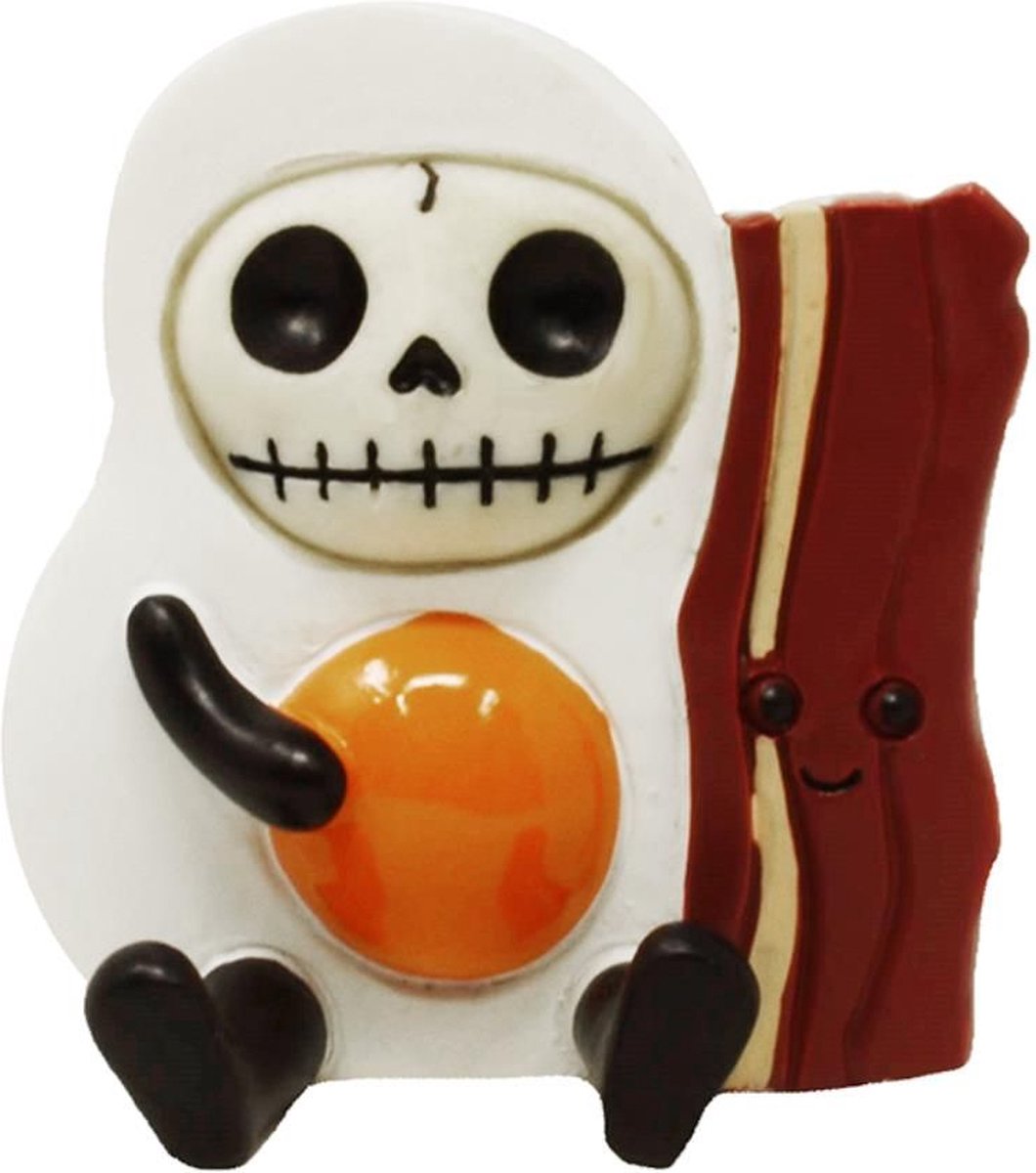 Furrybones - Sunny Side Up Egg - Eng Schattig Verzamelbeeldje - Misaki Sawada - (hxbxd) ca. 7,5cm x 6cm x 4,5cm