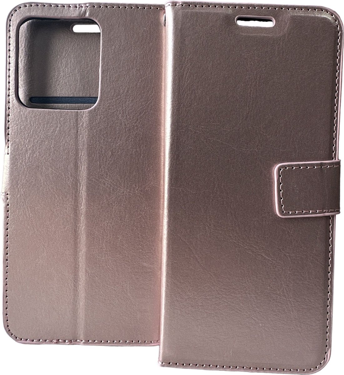 Portemonnee Book Case Hoesje Geschikt voor: Motorola Moto Edge 40 - Rosegoud