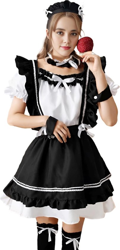 Carnavalskleding dames - French Maid Dress carnaval kostuum - maat S - Lolita Cosplay Jurk