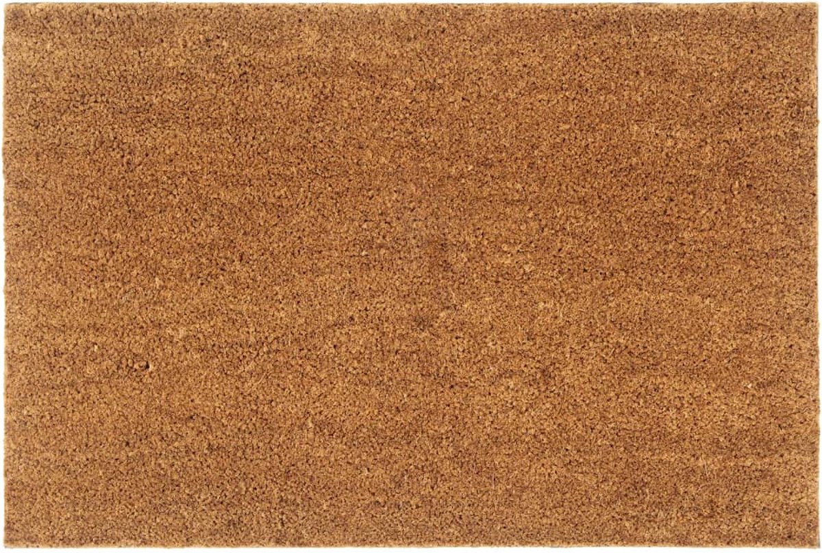 vidaXL - Deurmat - 60x90 - cm - getufte - kokosvezel - naturel