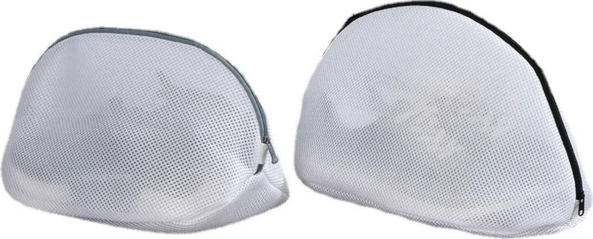 Goedkoopste WiseGoods Premium Waszak Voor Schoenen - Waszakken - Schoen Wasnet - Wastas - Wassen - Huishouden - Schoonmaken - Wit 42x24x24cm