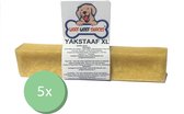 Woef Woef Snacks Hondensnacks Yakstaaf XL - 5 stuks - Kauwsnacks Vegetarisch Melk Alle honden en alle leeftijden vanaf 12kg Geen toevoegingen