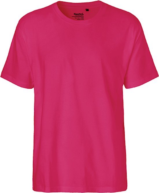 Fairtrade Unisex Classic T-Shirt met korte mouwen Pink - 3XL
