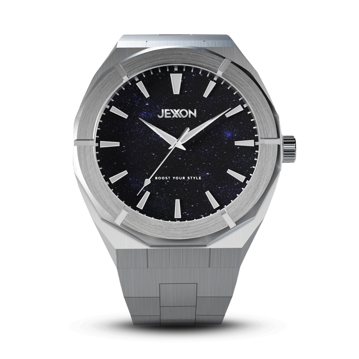 Jexxon® Heren Horloge - Klassiek Ontwerp - Unieke Wijzerplaat - Grijs - Limited Edition