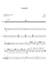 Drum Sheet Music: Rush - Rush - Losing It