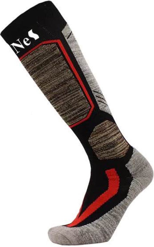 NeS - Chaussettes de ski - 2-pack - Chaussettes de sports d'hiver - Chaussettes de ski - Chaussettes de snowboard - Chaussettes chaudes - Taille 36-39