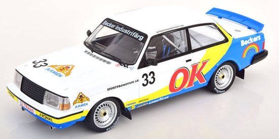 IXOMODELS – Volvo 240 Turbo Custom – Noir – Échelle 1/18 – Modèle 1986 En Métal