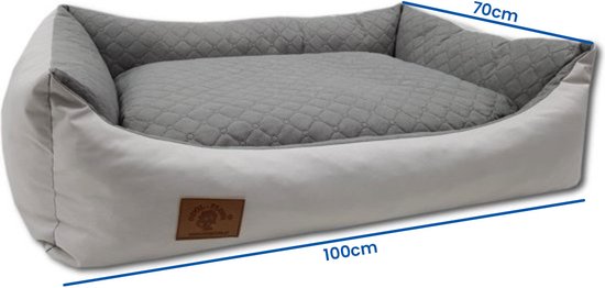 Ellie-Bo Vervanging waterdicht hondenbed, 117 x 75 cm, 2 x groot, zwart Ellie-Bo Vervanging waterdicht hondenbed, 117 x 75 cm, 2 x groot, zwart