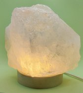 Braembles® - Bergkristal Lamp - Edelstenen - Tafellamp - 3 Watt - LEDlamp - 1.2 kg - Nachtlampje - Nachtlampje Kinderen - Nachtlampje Volwassenen - Nachtlampje Stopcontact -