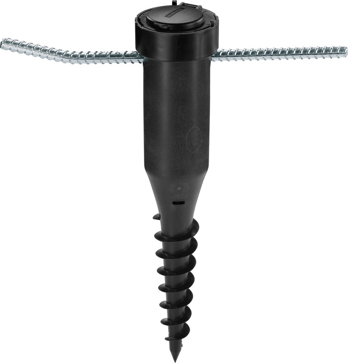 Goedkoopste Leifheit droogmolen centreer bodemanker - incl. indraaistang - 50 mm diameter - zwart