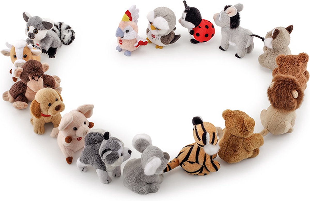 Trudi - Sweet Collection Knuffel Eekhoorn 11 cm - Handgemaakt in Italie - Zacht pluche - Knuffeldier voor jongens en meisjes - Beige - 8x8x11 cm maat XXS — afbeelding 2