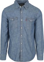 Levi's - Barstow Western Overhemd Mid Blauw - Heren - Maat S - Regular-fit