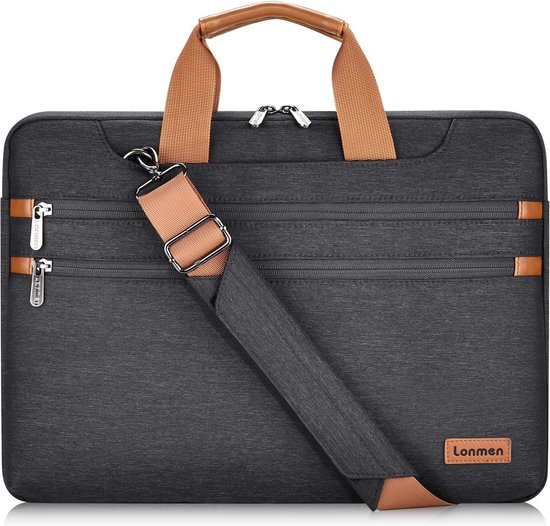 14 inch laptophoes waterdichte schoudertas tas compatibel met 15 MacBook Pro 2019 bol