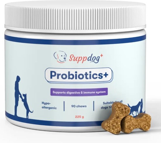 Suppdog Probiotica+ zonder vlees voor honden: gezonde darmsnoepjes