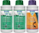 Nikwax "Value Pack" 2 x Tech Wash 1L & 1x TX.Direct 1L - Pack de 3