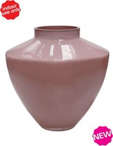 Vaas Kagera | Large | Pastel Pink - Pastel Roze | Mond geblazen glas | Ø33 x H32 cm