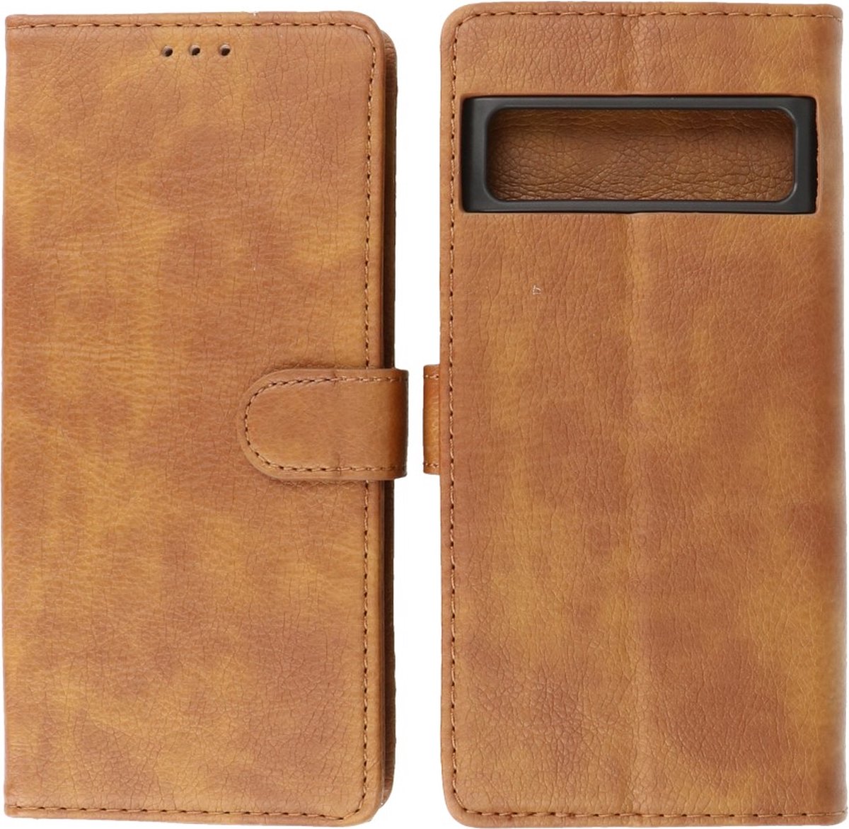 Google Pixel 8 Pro Hoesje Book Case Portemonnee Telefoonhoesje - Bruin