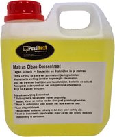 Matrascleaner - Matrasreiniger - PestiNext Matras Clean Concentraat tegen schurft - huisstofmijt en bacteriën in bed - 1 liter concentraat is 5 liter eindproduct
