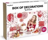 Party box Love is Sweet - valentijn - romantisch - love - liefde - trouwen - decoratie - aanzoek - huwelijk