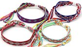 Armband Gevlochten - Textiel - Set 12 Stuks