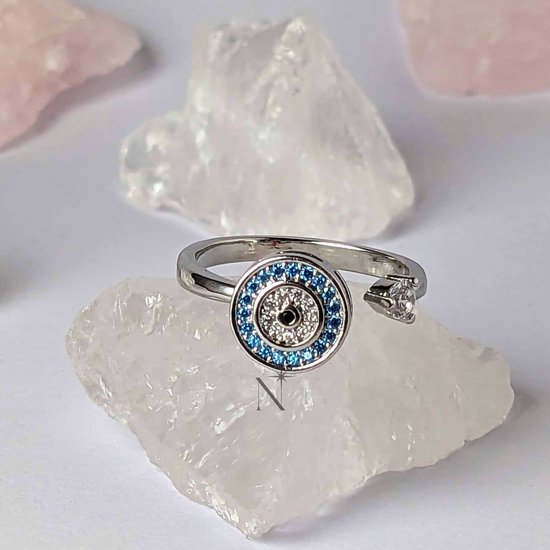 Luminora Unity Ring Zilver - Fidget Ring - Anxiety Ring - Stress Ring - Anti Stress Ring - Spinner Ring - Spinning Ring - Draai Ring - Wellness Sieraden