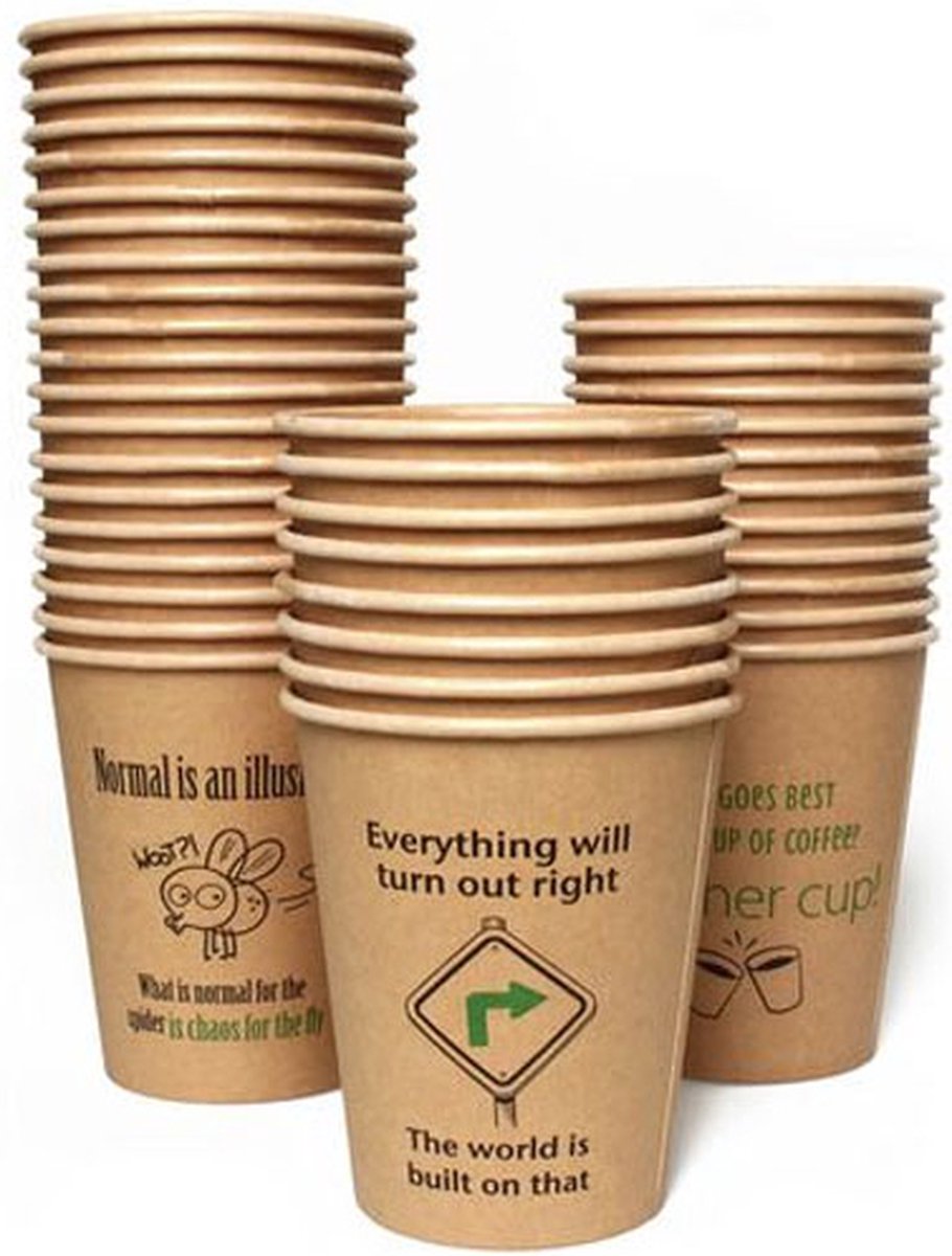 Beker IEZZY coffee-to-go 237ml karton 50stuks