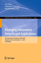 Communications in Computer and Information Science 2004 - Emerging Information Security and Applications