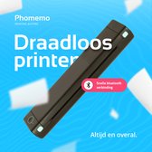 Phomemo M08F: Jouw Draagbare Drukmaatje - Slim, Snel, Draadloos!" +OPBERGHOES+ 100x thermisch papier- thermische printer - all in one printer- Compact - kantoor accessoires - laserprinter- Printen - Draagbare - draadloze printer - Mobiele Printer-
