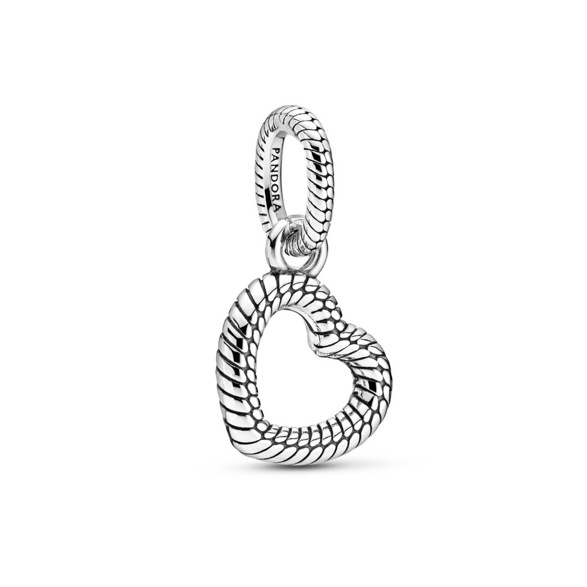 Pandora - Snake Chain Open Heart - Pendant - 399094C00