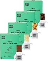 Foodfunc | Meal Replacement Bars | Mixpakket | 4 x Foodfunc Meal Replacement Bars | No Junk Just Func