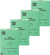 Foodfunc | Meal Replacement Oats | Apple Cinnamon | 3 Stuks | 21 x 40.5 gram | No Junk Just Func
