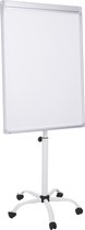 Springos Flipover Whiteboard - Verrijdbaar - In Hoogte Verstelbaar - Met Wisser & magneten - 100 x 70 CM