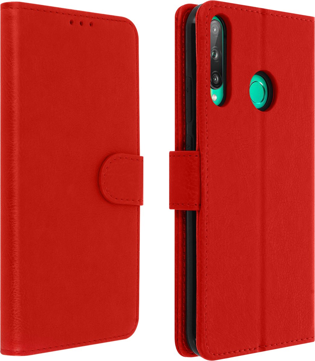 Avizar Foliohoes Geschikt voor P40 Lite E portefeuille en videohouder, Rood