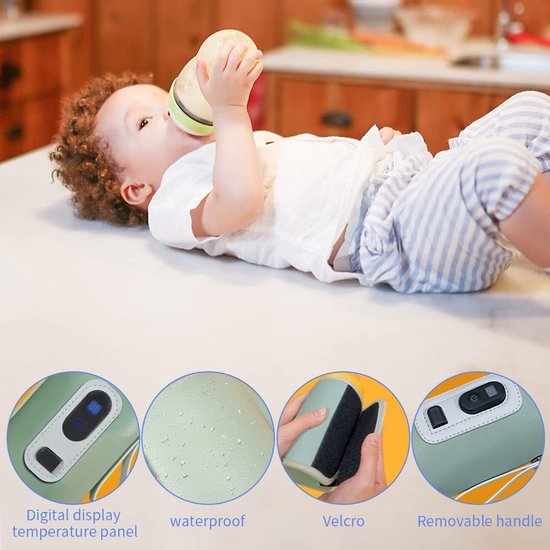 Draagbare Flessenwarmer - Flesverwarmer - Draadloos - Flessenwarmer voor Onderweg - Snelle Opwarming van $ — afbeelding 4
