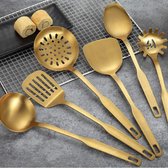 non-stick silicone cookware set, kitchen utensil set - Keukenhulpset - Keukengerei,Set 6pcs