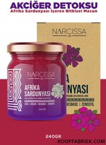 Narcissa - Afrique Sardunyasi - Herbe zoulou africaine - Herbe médicinale - Contre les maux de gorge et la toux coincée + Graisse - Pâte à base de plantes - 240GR