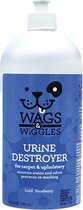 Waggs and Wiggles Destructeur d'urine Détachant et anti-odeurs 946 ml Tapis et revêtements de sol bleuet...
