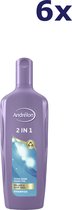 6x Shampooing Andrelon 300 ml 2 en 1