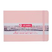 Schetsboek tac roze 21x15cm 140gr 80vel | 1 stuk | 5 stuks