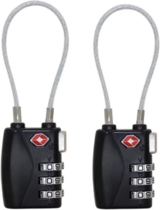 Master Lock, zwart, 5,5 cm x 3 cm x 2,6 cm